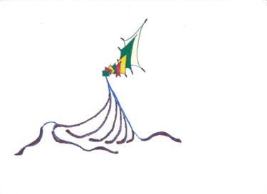 Dessin intitulée "monart-012.jpg" par Merito Said, Œuvre d'art originale, Autre