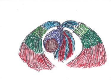 Dessin intitulée "monart-015.jpg" par Merito Said, Œuvre d'art originale, Autre