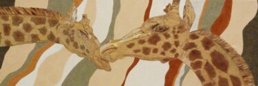 "Tendre Duo  de Joël…" başlıklı Resim Galerie Peinture  Arts De Lyon tarafından, Orijinal sanat, Diğer Karton üzerine monte…