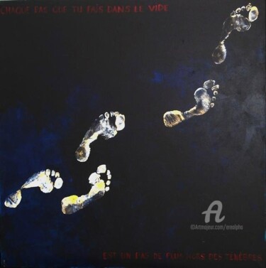 Malerei mit dem Titel "Lacher-prise" von Erealpha, Original-Kunstwerk