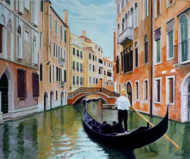 Peinture intitulée "Découverte des deme…" par Christian Robert, Œuvre d'art originale, Huile Monté sur Châssis en bois