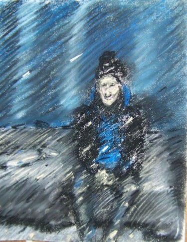Drawing titled "Portrait, A sketch" by Tomas Jokubonis Jr, Original Artwork