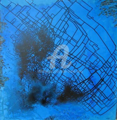 Mémoire oubliée n°17 Peinture intitulée "Mémoire oubliée n°17" par Anne-Marie Mary, Œuvre d'art originale, Acrylique Monté sur Châssis en bois