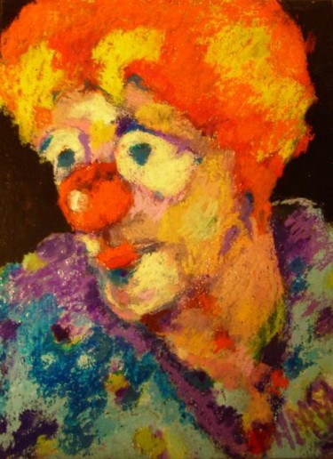 Peinture intitulée "Barbouille" par Evelyne Hervé, Œuvre d'art originale