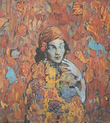 Painting titled "grapes" by Robert Andersen, Original Artwork