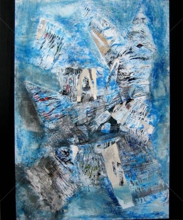 Peinture intitulée "Sans titre" par Anne-Marie Mary, Œuvre d'art originale, Huile