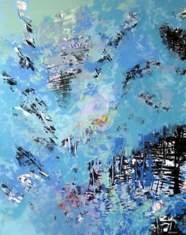 Peinture intitulée "sans titre" par Anne-Marie Mary, Œuvre d'art originale, Huile