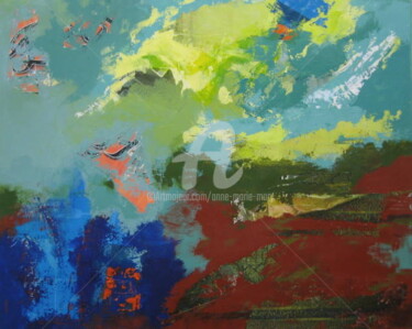 Peinture intitulée "sans titre" par Anne-Marie Mary, Œuvre d'art originale, Huile