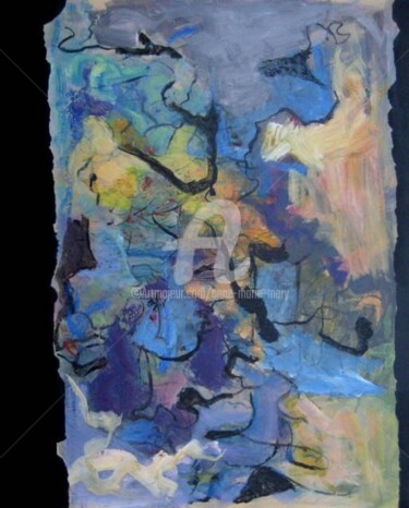 Peinture intitulée "sans titre" par Anne-Marie Mary, Œuvre d'art originale