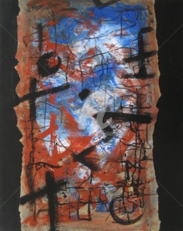 Peinture intitulée "sans titre" par Anne-Marie Mary, Œuvre d'art originale