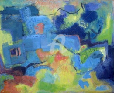 Peinture intitulée "sans titre" par Anne-Marie Mary, Œuvre d'art originale