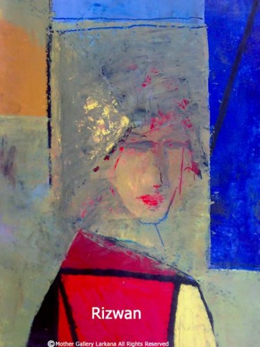 Painting titled "Shadows of individu…" by Rizwan Ali, Original Artwork