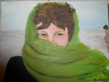 Peinture intitulée "dominique" par Soisic, Œuvre d'art originale, Huile