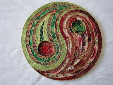 Collages intitulée "Ivresse" par Manon, Œuvre d'art originale