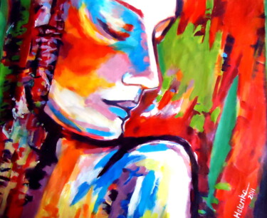 Painting titled "Insight" by Helena Wierzbicki, Original Artwork, Acrylic