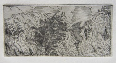 Desenho intitulada "LE LUBERON    Le cè…" por Michel Moskovtchenko, Obras de arte originais, Outro