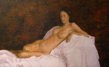 "Solitudine" Pittura intitolato ""Solitudine"" da Artepignato, Opera d'arte originale