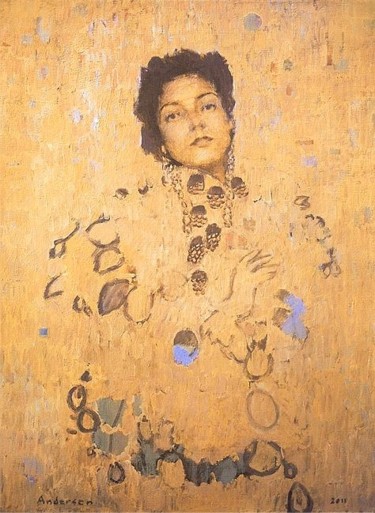 Painting titled "capricious yellow" by Robert Andersen, Original Artwork