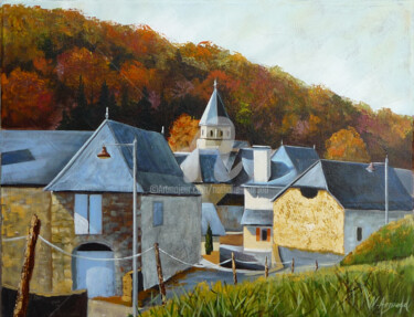 Painting titled "L'Hôpital-Saint-Bla…" by Nathalie Armand, Original Artwork, Oil
