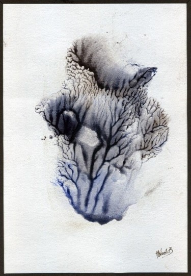 Peinture intitulée "bosquet" par Marie-Noelle Bauchot, Œuvre d'art originale