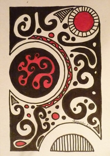 aloa Peinture intitulée "aloa" par Benoit !, Œuvre d'art originale, Autre