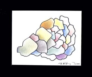 Peinture intitulée "bouquet de couleur" par Farid Ait Aoudia, Œuvre d'art originale