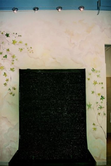 Peinture intitulée "vignes autour de la…" par Nanou, Œuvre d'art originale