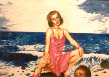 绘画 标题为“saber a mar” 由Joao Andrade Rebelo, 原创艺术品, 其他