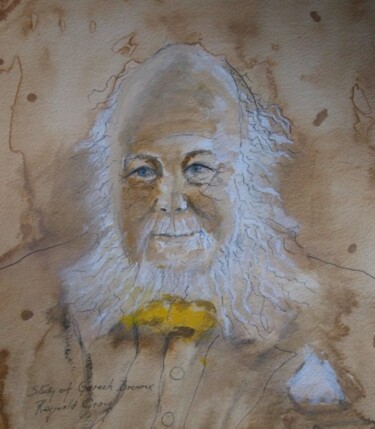 Painting titled "Study of Garech Bro…" by Reginald Gray, Original Artwork