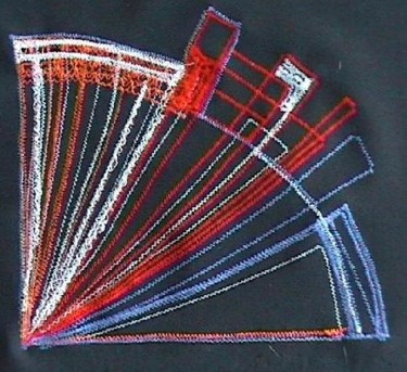 Sculpture titled "l'éventail" by Jivko Sedlarski, Original Artwork, Mixed Media