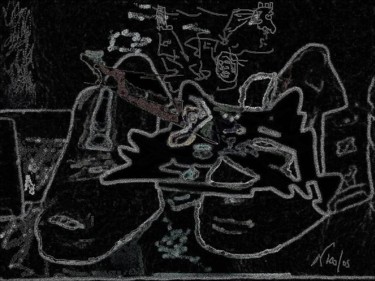 Digital Arts titled "Andy's Shoes - 3" by Nick Mancuso, Original Artwork, Digital Painting