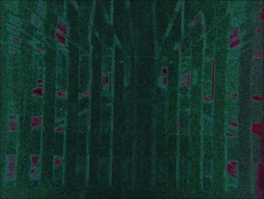 Digital Arts titled "Abstract Cyber" by Nick Mancuso, Original Artwork, Digital Painting