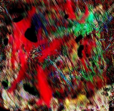 Digital Arts titled "Camille Abstract" by Nick Mancuso, Original Artwork, Digital Painting