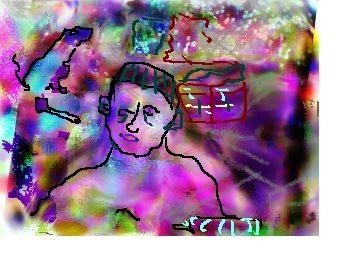 Digital Arts titled "Degas" by Nick Mancuso, Original Artwork, Digital Painting