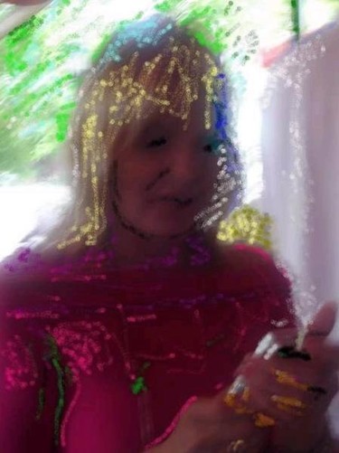 Digital Arts titled "Edna Whisper" by Nick Mancuso, Original Artwork, Digital Painting