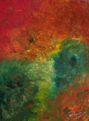 Peinture intitulée "Automne" par Anne-Marie Boyer, Œuvre d'art originale