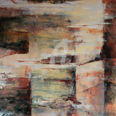 Peinture intitulée "Mystère" par Françoise Dugourd-Caput, Œuvre d'art originale, Huile Monté sur Châssis en bois
