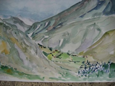 Painting titled "la Drôme" by Jacqueline De Streel, Original Artwork