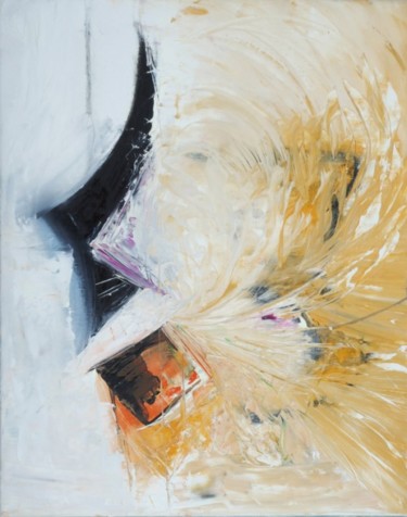 Painting titled "Yellow wind" by Dmitri Matkovsky, Original Artwork, Oil