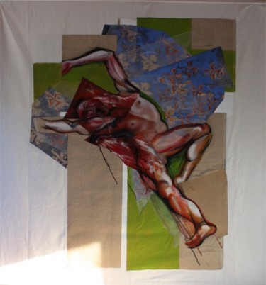 Peinture intitulée "Descente de croix" par Patrice Monnerie, Œuvre d'art originale