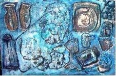 Painting titled "La Pigna" by Nick Mancuso, Original Artwork, Oil