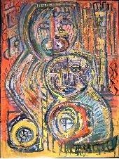 Painting titled "Madonna" by Nick Mancuso, Original Artwork, Oil