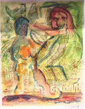 Painting titled "Untitled - 22" by Nick Mancuso, Original Artwork, Oil