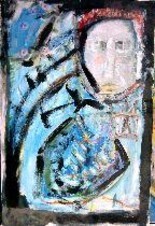Painting titled "Untitled - 26" by Nick Mancuso, Original Artwork, Oil