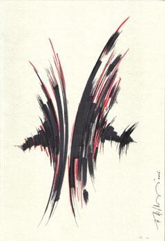 Peinture intitulée "conflit" par Farid Ait Aoudia, Œuvre d'art originale
