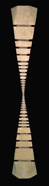 "VIBRATIONS" başlıklı Heykel Marian Sava tarafından, Orijinal sanat, Ahşap