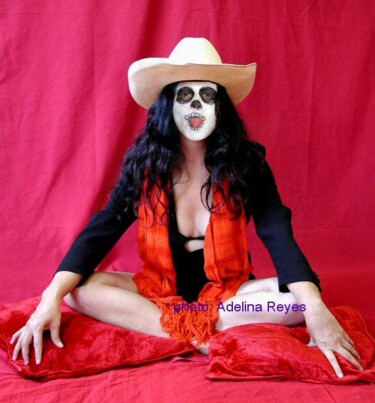 Fotografía titulada "la burlona muerte" por Adelina Reyes, Obra de arte original
