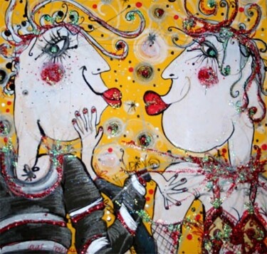 Dessin intitulée "Cours toujours." par Emilie Teillaud, Œuvre d'art originale