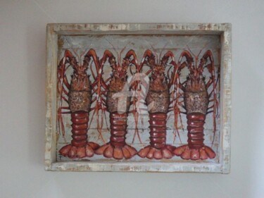 Peinture intitulée "PETITE CAISSE DE QU…" par Philippe Coeurdevey, Œuvre d'art originale, Acrylique