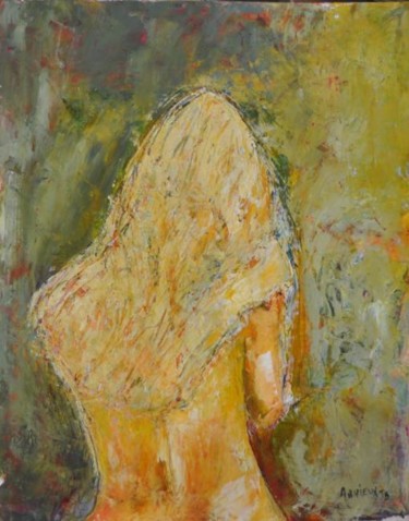 Peinture intitulée "Le dos nu de Rosedi…" par Rosedingue, Œuvre d'art originale